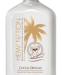 Australian Gold Hemp Nation Cocoa Dreams Tan Extender, Balsam Nawilżający do Ciała, Przedłuża Opaleniznę, 535ml Australian Gold Hemp Nation Cocoa Dreams Tan Extender, Balsam Nawilżający do Ciała, Przedłuża Opaleniznę, 535ml