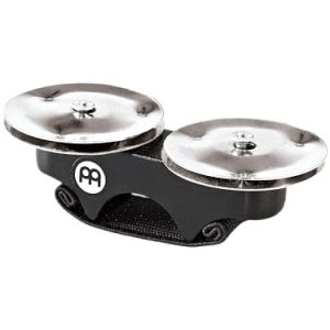 Meinl Percussion FJS1S BK Jingles z stalowymi zaciskami, czarny Cajon Add On Meinl Percussion FJS1S BK Jingles z stalowymi zaciskami, czarny Cajon Add On