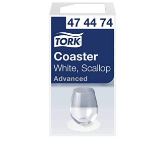 Tork 474474 podstawka pod szklanki lub filiżanki z 8 warstwowego papieru/dla efektywnej ochrony stołu / 12 x 250 (3000) filiżanki/zaawansowana jakość 9 cm Tork 474474 podstawka pod szklanki lub filiżanki z 8 warstwowego papieru/dla efektywnej ochrony stołu / 12 x 250 (3000) filiżanki/zaawansowana jakość 9 cm