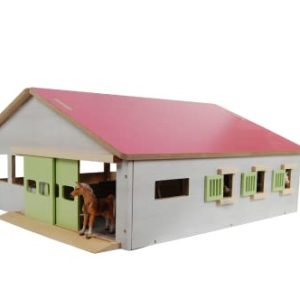 Kids Globe Stajnia dla koni drewniana 1:32 – 610271 Kids Globe Stajnia dla koni drewniana 1:32 – 610271
