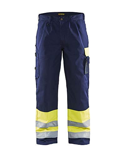 Blakläder Spodnie robocze "High Vis", klasa 1, 1 sztuka, C56, żółty/granatowy, 158418603389C56 - obrazek 1