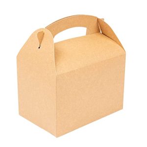 50 sztuk pudełka Menu dla dzieci 250 G/M2 17X16X10 Cm Natural Kraft 50 sztuk pudełka Menu dla dzieci 250 G/M2 17X16X10 Cm Natural Kraft