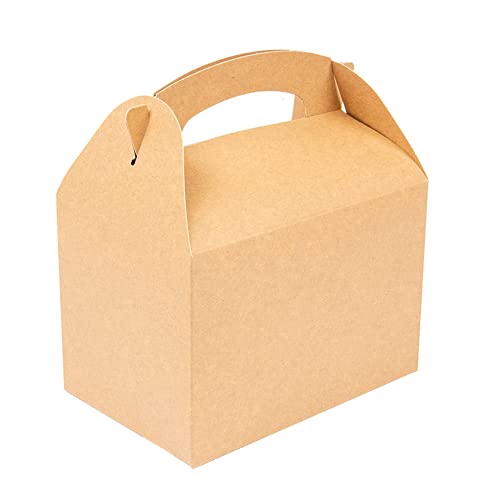 50 sztuk pudełka Menu dla dzieci 250 G/M2 17X16X10 Cm Natural Kraft
