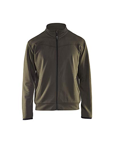 Blakläder 336225264599XXL bluza rozmiar XXL z zamkiem błyskawicznym w kolorze oliwkowo zielonym/czarnym