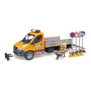 Bruder MB Sprinter Komunalny z figurką budowlańca 02677 Bruder MB Sprinter Komunalny z figurką budowlańca 02677
