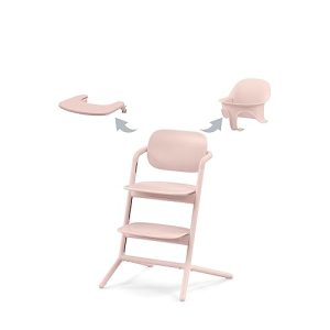 Cybex LEMO Krzesełko do karmienia 3 w 1 – Perłowy Różowy Cybex LEMO Krzesełko do karmienia 3 w 1 – Perłowy Różowy
