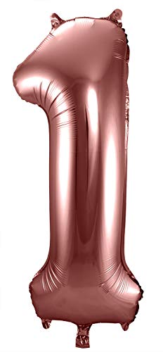 Folat Balon foliowy Cyfra 1 Brązowy 86 cm Folat Balon foliowy Cyfra 1 Brązowy 86 cm