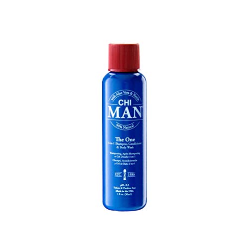 Farouk Chi Man The One 3 In 1 Szampon 30ML, Pojedynczy, Standardowy Farouk Chi Man The One 3 In 1 Szampon 30ML, Pojedynczy, Standardowy