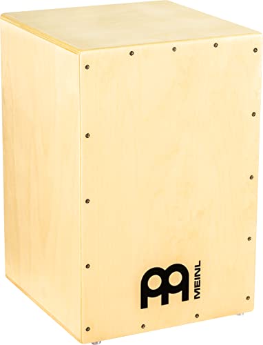 Meinl Percussion Headliner Cajon Instrument Kompaktowy ze Sprężynami Werblowymi i Głębokim Brzmieniem Basowym Panel Przedni Brzoza Bałtycka (HCAJ1NT) - obrazek 1
