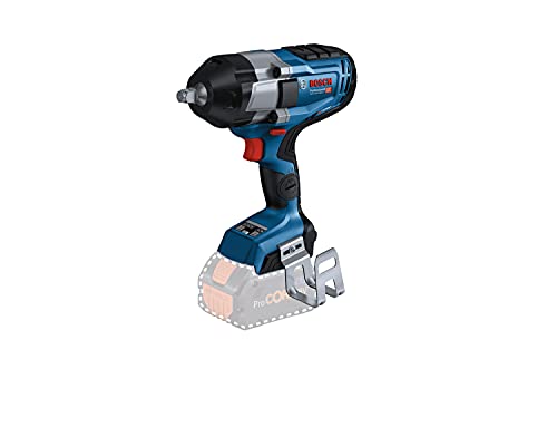 Bosch Professional Akumulatorowa wkrętarka udarowa i klucz udarowy BITURBO GDS 18V 1000 C (moment dokręcania 1 000 Nm, moment zrywający 600 bez akumulatorów ładowarki, opakowanie kartonowe) - obrazek 1