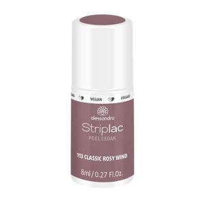 alessandro Striplac lakier do paznokci UV Classic Rosy Wind delikatny i długotrwały łatwe usuwanie dzięki technologii peel off wegański nietestowany na zwierzętach 8 ml alessandro Striplac lakier do paznokci UV Classic Rosy Wind delikatny i długotrwały łatwe usuwanie dzięki technologii peel off wegański nietestowany na zwierzętach 8 ml