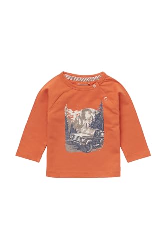 Noppies Baby Jhłopcy Boys Tee Jinan Long Sleeve T Shirt, Bombay Brown P485, 56