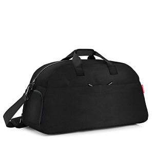 reisenthel Overnighter Plus Twist Silver bardzo duża inteligentna torba podróżna/sportowa, wodoodporna, funkcjonalna z wieloma kieszeniami wewnętrznymi i zewnętrznymi, czarny, Einheitsgröße, casual reisenthel Overnighter Plus Twist Silver bardzo duża inteligentna torba podróżna/sportowa, wodoodporna, funkcjonalna z wieloma kieszeniami wewnętrznymi i zewnętrznymi, czarny, Einheitsgröße, casual