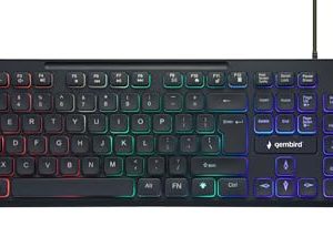 Gembird KB-UML-02 Klawiatura USB US English – Czarna Gembird KB-UML-02 Klawiatura USB US English – Czarna