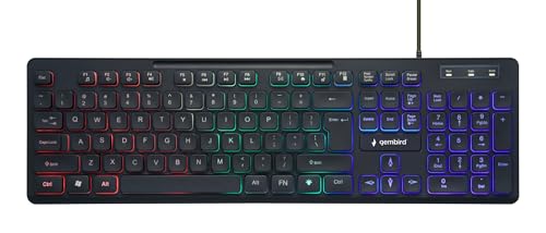 Gembird KB-UML-02 Klawiatura USB US English – Czarna