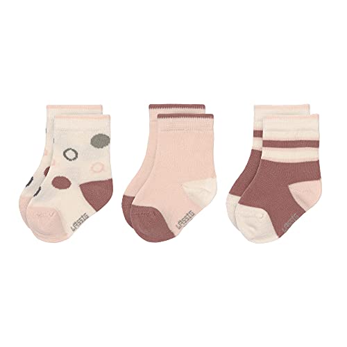 LÄSSIG Unisex skarpety dla dzieci i niemowląt Zestaw 3/ Brudny biały/Różowy proszek Rozmiar 15 18 LÄSSIG Unisex skarpety dla dzieci i niemowląt Zestaw 3/ Brudny biały/Różowy proszek Rozmiar 15 18