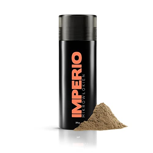 Mikrowłókna IMPERIO do zagęszczania włosów i pełniejszej fryzury W kilka sekund. zapewniają autentyczny wygląd. 100% naturalne! Fryzura jakości premium 26 g (jasnobrą zowy) Mikrowłókna IMPERIO do zagęszczania włosów i pełniejszej fryzury W kilka sekund. zapewniają autentyczny wygląd. 100% naturalne! Fryzura jakości premium 26 g (jasnobrą zowy)