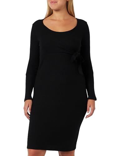 Noppies Damska sukienka ASA Ultra Soft Nurs Ls, Black P090, 34 - obrazek 1