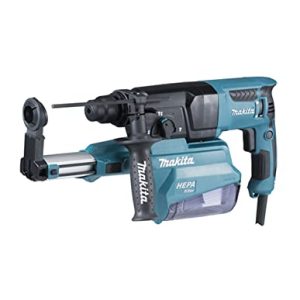 Makita HR2652J lekki młotek, 800 W, 26 mm, SDS Plus, 3 tryby, z MakPac HEPA, czarny Makita HR2652J lekki młotek, 800 W, 26 mm, SDS Plus, 3 tryby, z MakPac HEPA, czarny