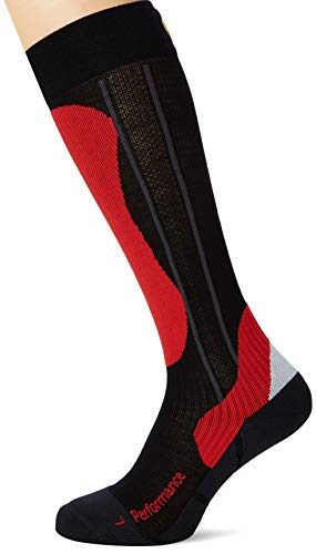 Sidas Performance skarpety narciarskie czarny czarny/czerwony X S - obrazek 1