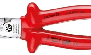 GEDORE Szczypce kombinacyjne z izolacją zanurzeniową 160 mm, 1 sztuka, VDE 8250 GEDORE Szczypce kombinacyjne z izolacją zanurzeniową 160 mm, 1 sztuka, VDE 8250