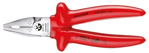 GEDORE Szczypce kombinacyjne z izolacją zanurzeniową 160 mm, 1 sztuka, VDE 8250 - obrazek 1