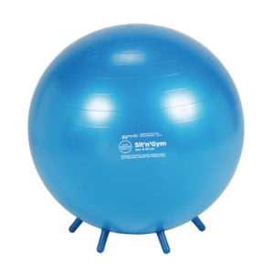 Sit’n Gym piłka do siedzenia, gimnastyczna, jogi, krzesło biurowe, 65 cm, niebieska Sit’n Gym piłka do siedzenia, gimnastyczna, jogi, krzesło biurowe, 65 cm, niebieska