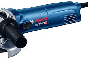 Bosch Professional: szlifierka kątowa GWS 1400 (silnik 1 400 W, Ø tarczy 125 mm, kołnierz mocujący, pokrywa ochronna, nakrętka mocująca, klucz widełkowy) Bosch Professional: szlifierka kątowa GWS 1400 (silnik 1 400 W, Ø tarczy 125 mm, kołnierz mocujący, pokrywa ochronna, nakrętka mocująca, klucz widełkowy)