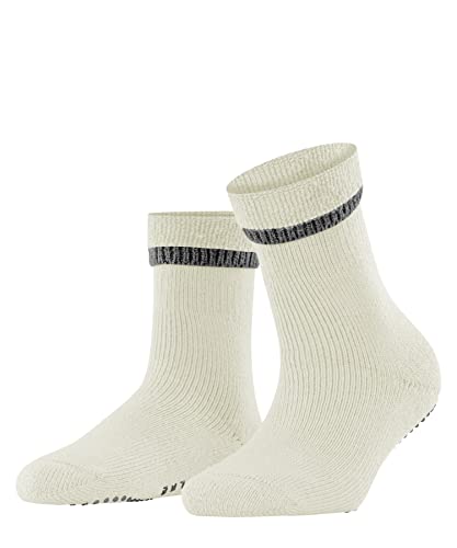 FALKE Kobiety Kapcie Cuddle Pads W Hp Bawełna, Wełna z wypustkami na podeszwie 1 Para, Biały Off-White 2049, 39/42 EU FALKE Kobiety Kapcie Cuddle Pads W Hp Bawełna, Wełna z wypustkami na podeszwie 1 Para, Biały Off-White 2049, 39/42 EU
