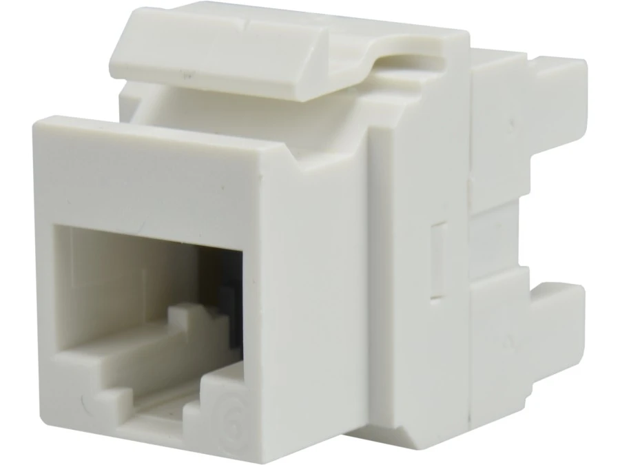 Moduł keystone RJ45 UTP kat.6 nieekranowany biały Molex - obrazek 1