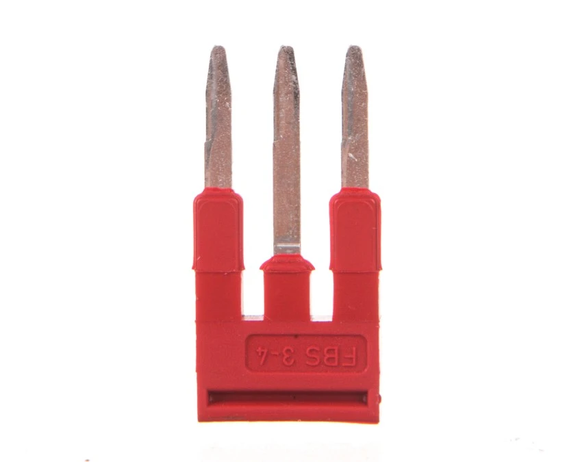 Mostek wtykany 3‑biegunowy czerwony FBS 3‑4 3030129 /50szt./ - obrazek 1