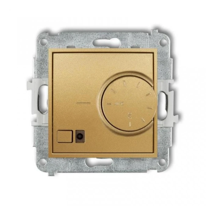 MINI Regulator temperatury elektroniczny z czujnikiem powietrznym złoty 29MRT‑2 - obrazek 1