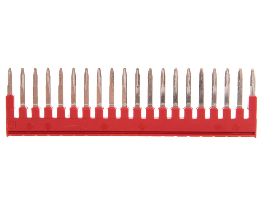 Mostek wtykany 20‑biegunowy czerwony FBS 20‑4 3030352 /10szt./ - obrazek 1