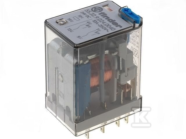 Przekaźnik 2CO 24V DC 10A 55.32.9.024.0040 - obrazek 1
