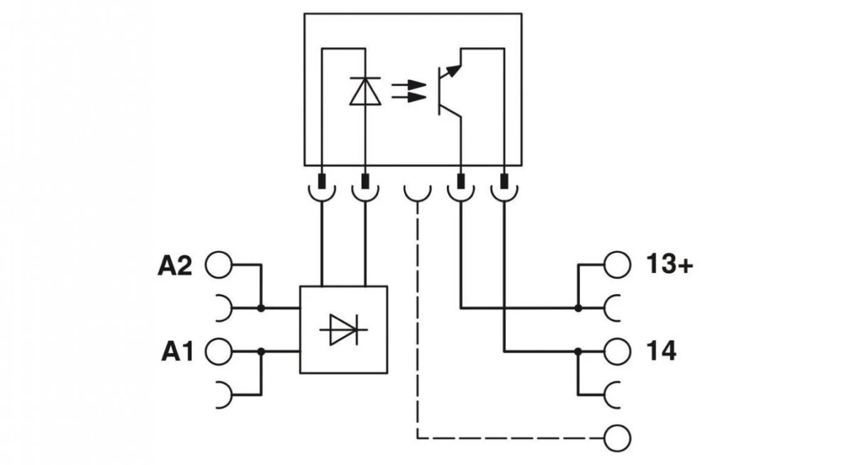 Moduł przekaźnika półprzewodnikowego 1‑fazowy 1Z 15A we: 24V DC, wy: 3‑33V DC PLC‑OSC‑ 24DC/ 24DC/ 2 2966634 - obrazek 3