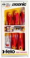 Zestaw 5 wkrętaków FELO - Ergonic VDE + próbnik + magnetyzer FL41396399 - obrazek 1