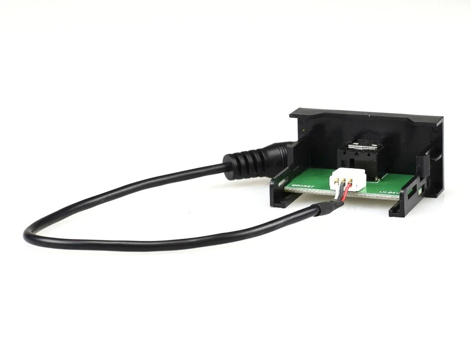Moduł 1M 22,5x45 mini Jack 3,5 20cm czar. Mediabox NEKU - obrazek 2