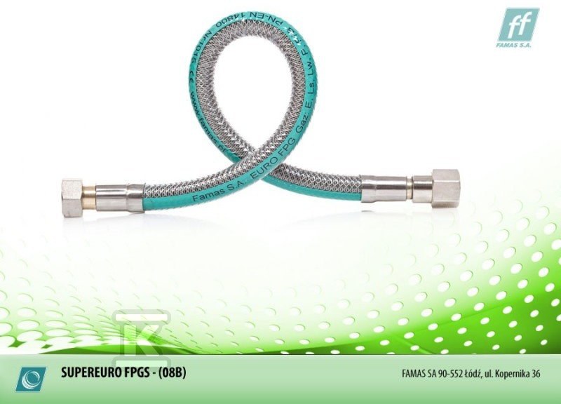 Elastyczny przewód gaz FPGS-08B L=200cm FPGS-08B-200 - obrazek 1