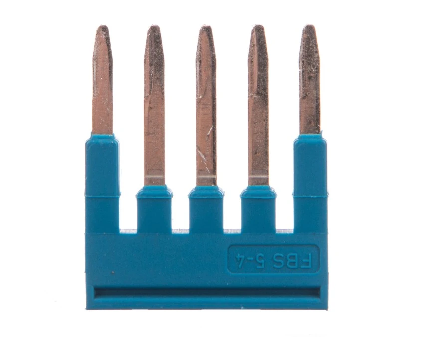 Mostek wtykany 5‑biegunowy 4,2mm niebieski FBS 5‑4 BU 3030146 /50szt./ - obrazek 1