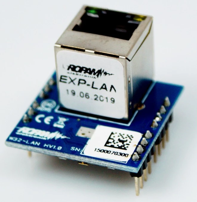 Moduł Ethernet: 10/100 BaseT, RJ45, kompatybilność: NeoGSM‑IP, NeoGSM‑IP‑64, PCB moduł lokalny - obrazek 1