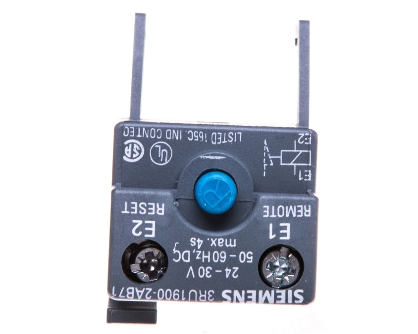Moduł do zdalnego kasowania do przekaźników przeciążeniowych 24‑30V AC/DC S00‑S12 3RU1900‑2AB71 - obrazek 1