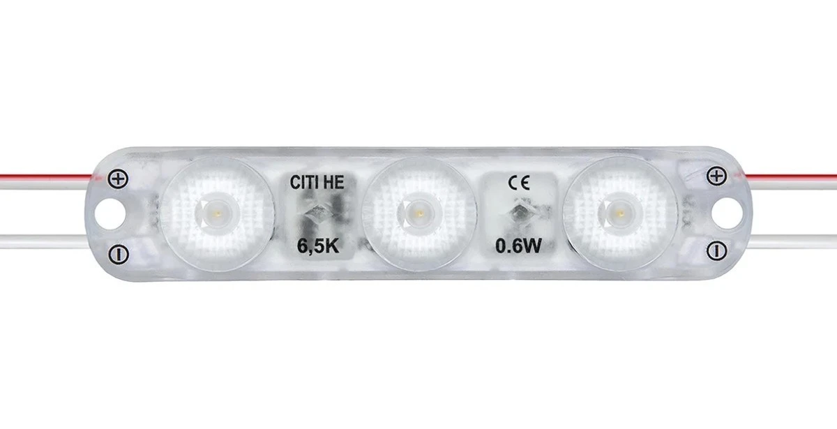 Moduł led IP65 12V Citi Lens HE 8000K 0,6W v3