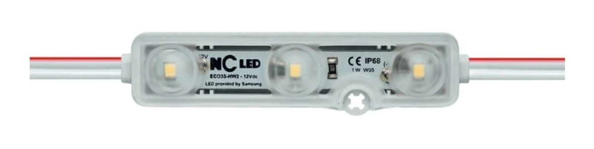 Moduł led IP68 12V NC Lens Samsung 4000K 1W