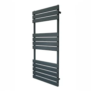 Grzejnik łazienkowy płaski – 1200 mm x 500 mm – antracytowo-szary 3485979 Grzejnik łazienkowy płaski – 1200 mm x 500 mm – antracytowo-szary 3485979