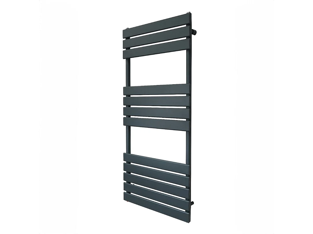 Grzejnik łazienkowy płaski – 1200 mm x 500 mm – antracytowo-szary 3485979 - obrazek 1