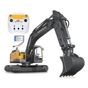 JAMARA Volvo EC160E Metal 1:16 2,4 GHz zestaw do destrukcji metalowa przekładnia, łopata, każdy przegub sterowany indywidualnie, realistyczne dźwięki, reflektor LED, siła podnoszenia 1,5 JAMARA Volvo EC160E Metal 1:16 2,4 GHz zestaw do destrukcji metalowa przekładnia, łopata, każdy przegub sterowany indywidualnie, realistyczne dźwięki, reflektor LED, siła podnoszenia 1,5