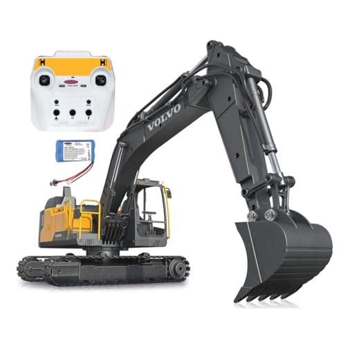 JAMARA Volvo EC160E Metal 1:16 2,4 GHz zestaw do destrukcji metalowa przekładnia, łopata, każdy przegub sterowany indywidualnie, realistyczne dźwięki, reflektor LED, siła podnoszenia 1,5 JAMARA Volvo EC160E Metal 1:16 2,4 GHz zestaw do destrukcji metalowa przekładnia, łopata, każdy przegub sterowany indywidualnie, realistyczne dźwięki, reflektor LED, siła podnoszenia 1,5