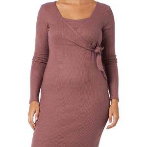 Noppies Damska sukienka ASA Ultra Soft Nurs Ls, Rose Taupe N136, 42 Noppies Damska sukienka ASA Ultra Soft Nurs Ls, Rose Taupe N136, 42
