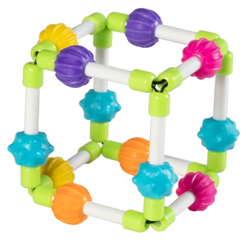 Fat Brain Toys 50161 F296 gra zręcznościowa, zielony, niebieski, pomarańczowy, fioletowy, biały, 14 x 10 17 cm, 110 g Fat Brain Toys 50161 F296 gra zręcznościowa, zielony, niebieski, pomarańczowy, fioletowy, biały, 14 x 10 17 cm, 110 g