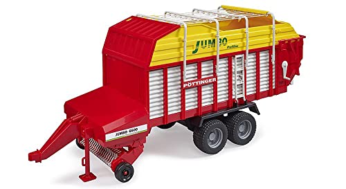 bruder 02214 Pottinger Jumbo 6600 Profiline 1:16 Wagon z ładowarką Ciągnik przyczepą Zbiór słomy siana Farma Rolnictwo - obrazek 1